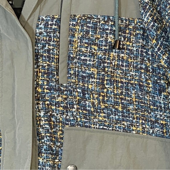 NOIZE Safara Mixed Media Jacket Wavelight Size Large - Picture 3 of 14